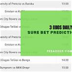 today's sure bet
